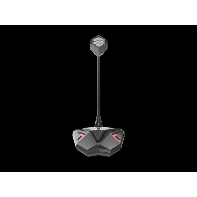 GENESIS  Radium 100 Microphone de Gaming USB avec rotule Noir Rouge