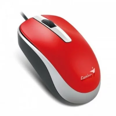 GENIUS  DX-120 - souris - USB - Rouge passion 
