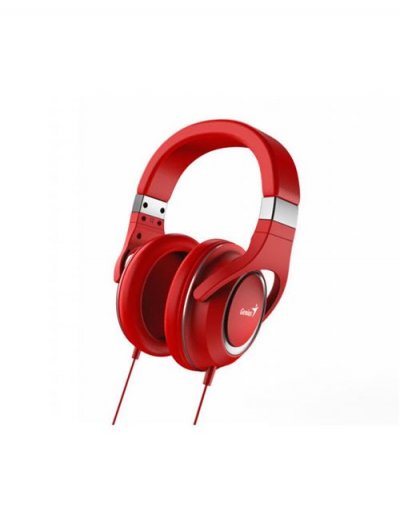 GENIUS  HS-610 Casque Avec fil Arceau Appels/Musique Rouge