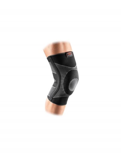 MCDAVID Genouill&egrave;re &eacute;lastic avec contrefort en gel 4-way  noir