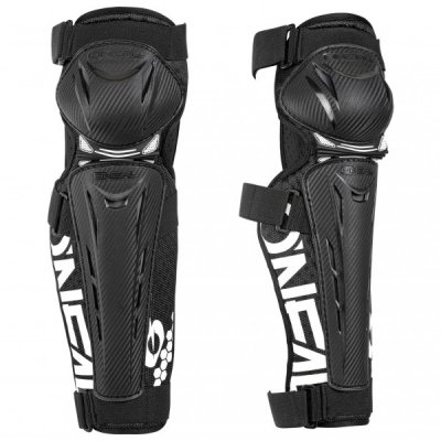 O NEAL Genouill&egrave;res O'Neal Trail FR Carbon look Guard noir/blanc- L