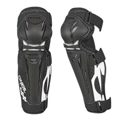 O NEAL Genouill&egrave;res O'Neal Trail FR Carbon look Guard noir/blanc- XS