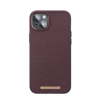 NJORD BYELEMENTS Genuine Leather Case Iphone 14 (6.7) Brow