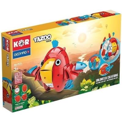 GEOMAG  - 604 - jeu de construction - kor tazoo toco -  86 pi&egrave;ces