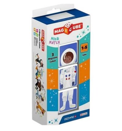 GEOMAG  jeu MagiCube Jobs 4,5 x 20 x 9 cm 3-pi&egrave;ces