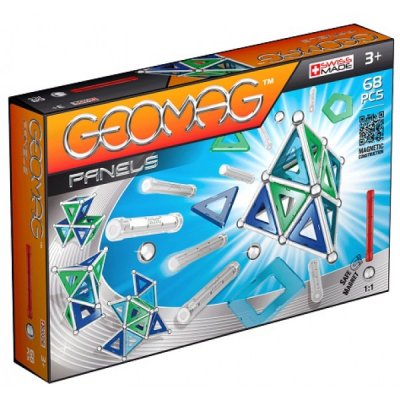 GEOMAG  PANELS Jeu de Construction Magn&eacute;tique 68 pcs