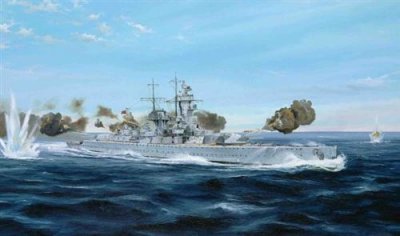 TRUMPETER Ger.pocket Battleship Admiral G.spee1930 - 1:700e - 