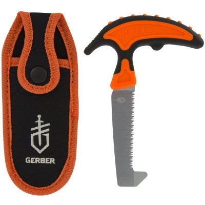 GERBER  Scie Vital Pack avec &eacute;tui, Longueur de Lame : 8,6 cm, 31-003643