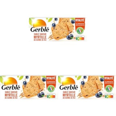 GERBLé Gerble sabl&eacute;s a la myrtille au germe de riz - 140 g