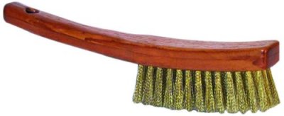 GERLON  578 Brosse en acier laitonn&eacute; Manche allong&eacute;