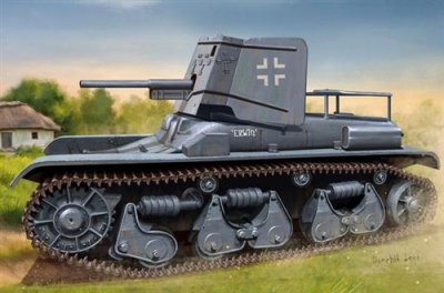 HOBBY BOSS German 3.7cm Pak 35/36 Auf Pz.kpfw 35r(f) - 1:35e - 