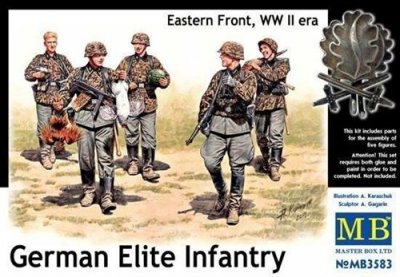 MASTERBOX German Elite Infantry,eastern Front Wwii - 1:35e - Master Box Ltd. 