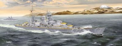  German Heavy Cruiser Blucher - 1:350e - Trumpeter