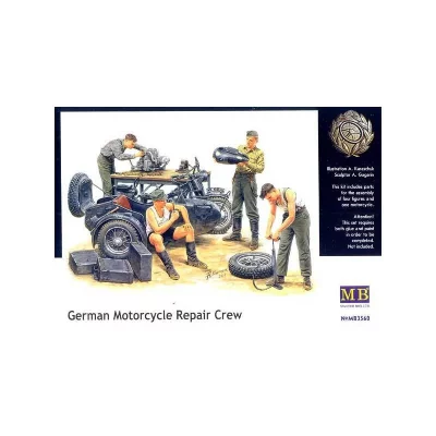 MASTER BOX German Motorcycle Repair Team - 1:35e -  Ltd. 