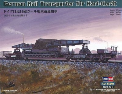 HOBBY BOSS German Rail Transporter F&uuml;r Karl-ger&auml;t - 1:72e - 