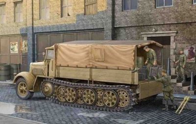 TRUMPETER German Sd.kfz.7 Mittlere Zugkraftwagen8t Late Version- 