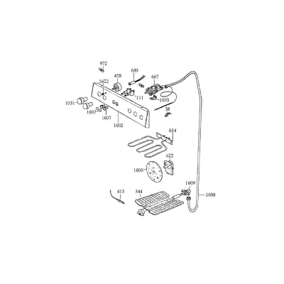 GERMANIA  - resistance de grille 2000 w REP614 pour cuisiniere