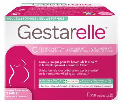 GESTARELLE  G+ - Pr&eacute;conception, Grossesse et Allaitement x90 Capsules