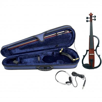 GEWA  EViolin Electric Violin Package Brown