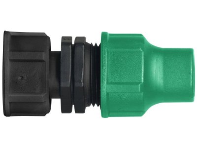 JARDIBRIC GF 06596 Raccord pour Tuyau entr&eacute; Femelle Noir 16 mm