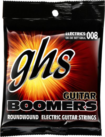GHS  GBUL - Jeu de cordes Boomers guitare &eacute;lectrique - Ultra Light 08-38