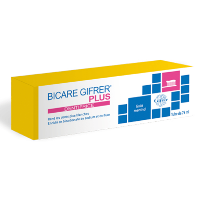GIFRER  Bicare Plus Dentifrice Go&ucirc;t Menthol 75ml