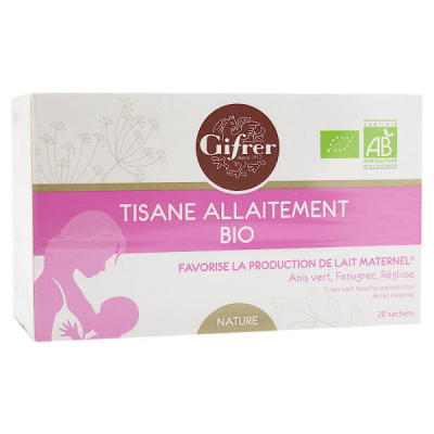 GIFRER  Tisane Allaitement Bio 20 Sachets