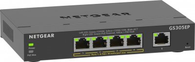 NETGEAR Gigabit ethernet switch 5 puertos GS305EP-100PES