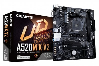 GIGABYTE  A520M K V2 carte m&egrave;re AMD A520 Emplacement AM4 micro ATX