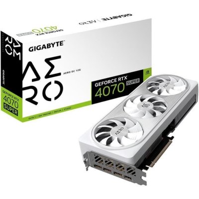 GIGABYTE  AERO GeForce RTX 4070 SUPER OC 12G NVIDIA 16 Go GDDR6X
