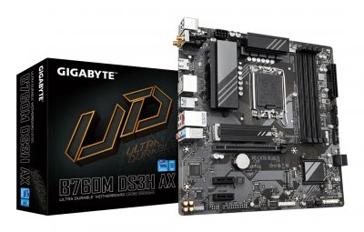 GIGABYTE  B760M DS3H AX Carte m&egrave;re (B760, S1700, mATX, Intel)