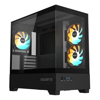 GIGABYTE  Bo&icirc;tier Pc Aorus C201b Ice Panoramica Glass Usb 3.0