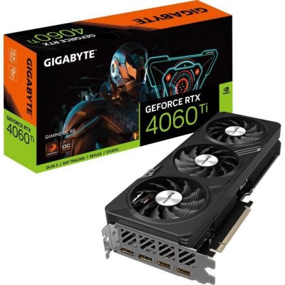 GIGABYTE  - Carte Graphique - GeForce - RTX 4060 Ti GAMING OC 8G