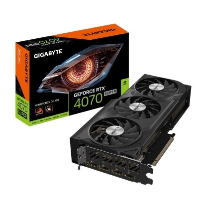 GIGABYTE  - Carte Graphique - GeForce RTX 4070 SUPER WINDFORCE OC 12G