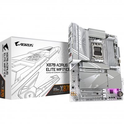 GIGABYTE  Carte M&egrave;re X870 A Elite Wf7 Ice - Prend En Charge Les Proces
