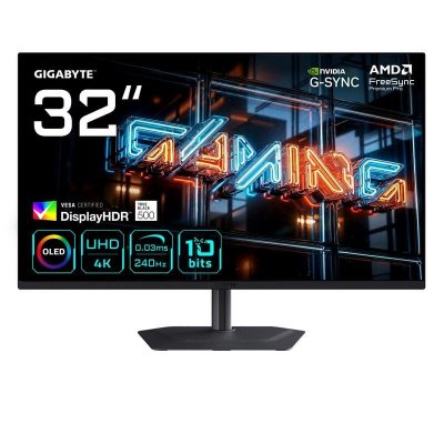 GIGABYTE  &Eacute;cran Gaming Mo32u24 32&acute;&acute; Qhd Oled Oled 240hz