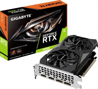 GIGABYTE  GeForce RTX 3050 WINDFORCE OC V2 6 Go GDDR6