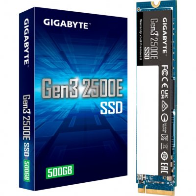 GIGABYTE  Gen3 2500E SSD 500GB M.2 500 Go PCI Express 3.0 NVMe