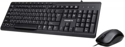 GIGABYTE  KM6300 clavier USB QWERTY Espagnole Noir