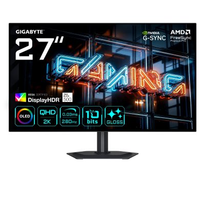 GIGABYTE  MO27Q28GR Moniteur Gaming WOLED Brillant 27&rdquo; QHD - 2560 x 1440 280Hz