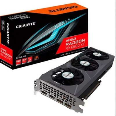 GIGABYTE  Rx 6600xt Eagle 8gb Gddr6 Graphic Card Noir