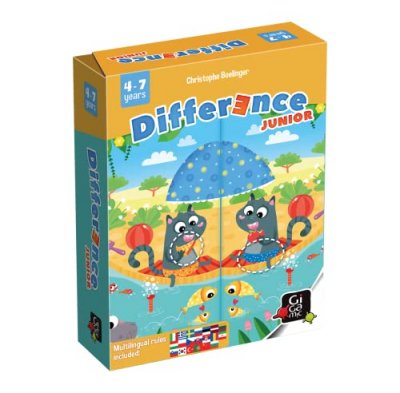 GIGAMIC  - GMJD - Jeu de Carte - Difference Junior