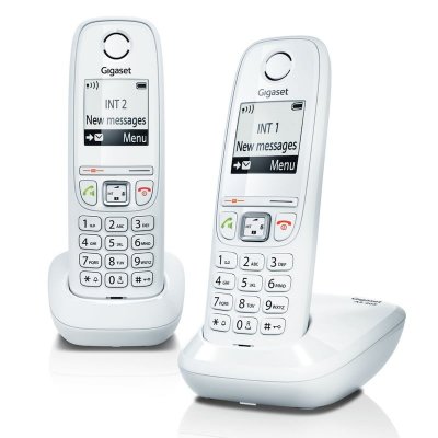 GIGASET  As405 Duo Wireless Landline Phone Blanc