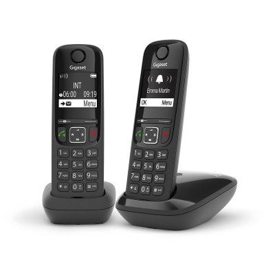 GIGASET  As690 Duo Wireless Landline Phone Noir