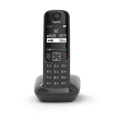 GIGASET  AS690 Tel&eacute;fono DECT/anal&oacute;gico Identificador de llamadas Negro