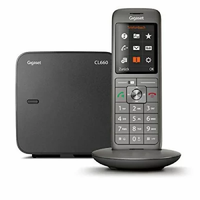 GIGASET  Cl660 Wireless Landline Phone Noir,Gris