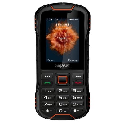 GIGASET  GLX 8 PLUS T&eacute;l&eacute;phone portable outdoor noir, orange
