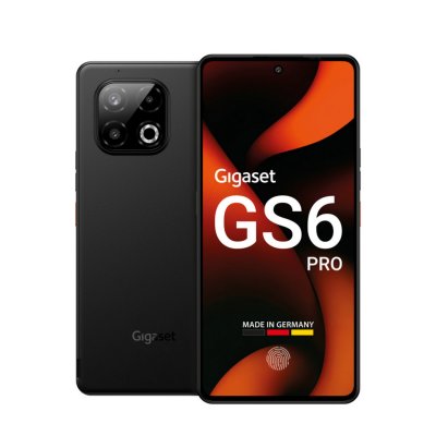 GIGASET  Smartphone GS6 Pro - Ecran Oled FHD+ 6,67'' - M&eacute;moire 256 Go - Carte eSIM - Noir