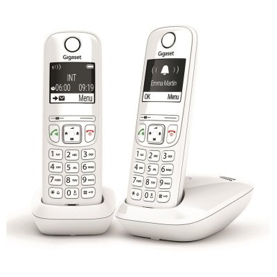 GIGASET  T&eacute;l&eacute;phone Fixe AS690 Duo Blanc