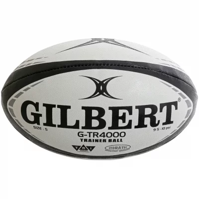 GILBERT  Ballon de Rugby D'entra&icirc;nement G-TR4000 Noir - Taille 3